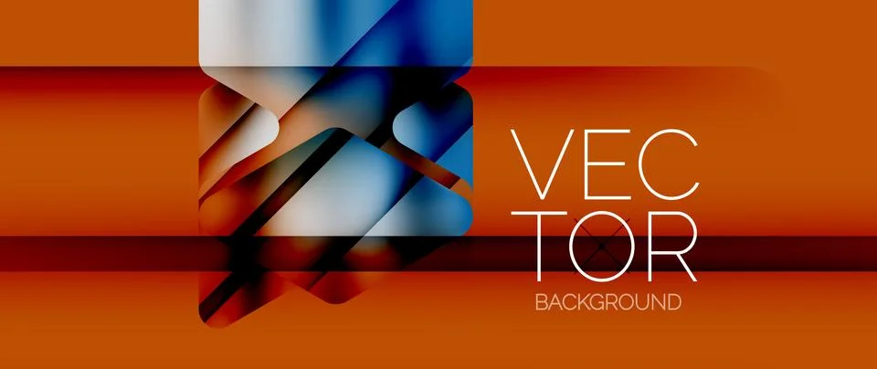 Fluid gradient arrow geometric minimal background. Vibrant, captivating liquid Stock Illustration