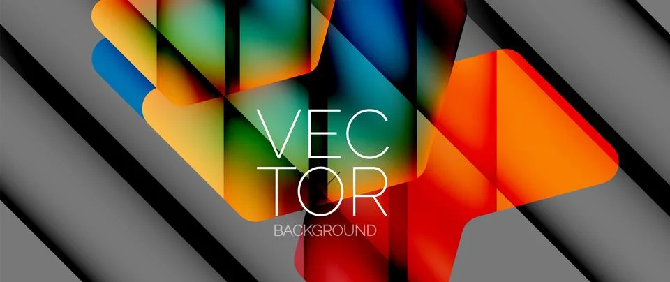 Fluid gradient arrow geometric minimal background. Vibrant, captivating liquid 스톡 일러스트