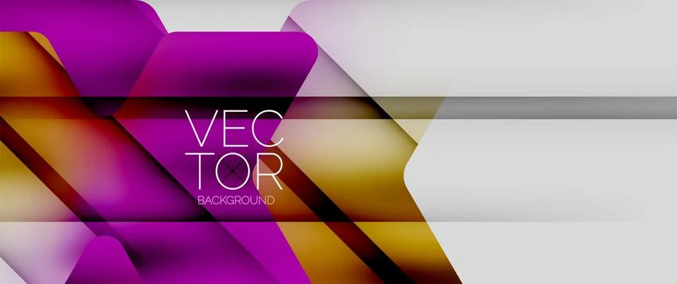 Fluid gradient arrow geometric minimal background. Vibrant, captivating liquid Stock Illustration