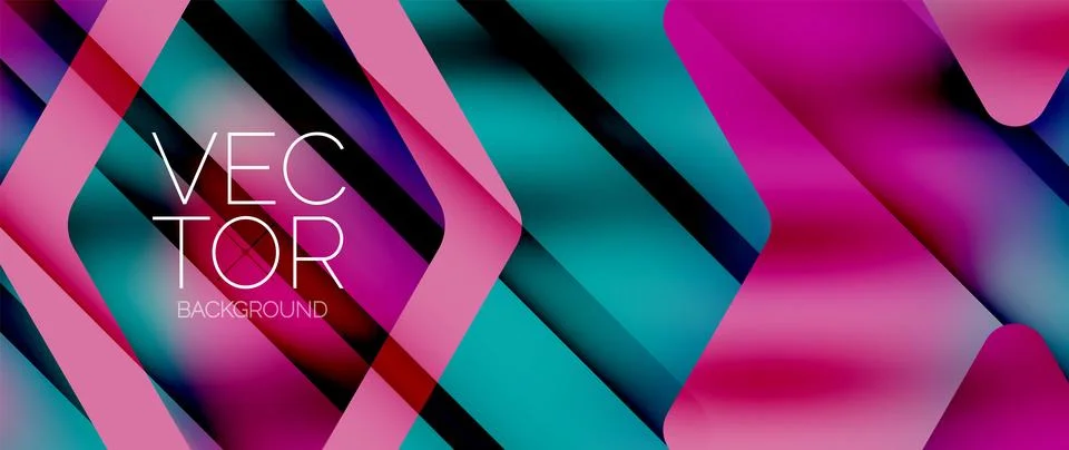 Fluid gradient arrow geometric minimal background. Vibrant, captivating liquid 스톡 일러스트