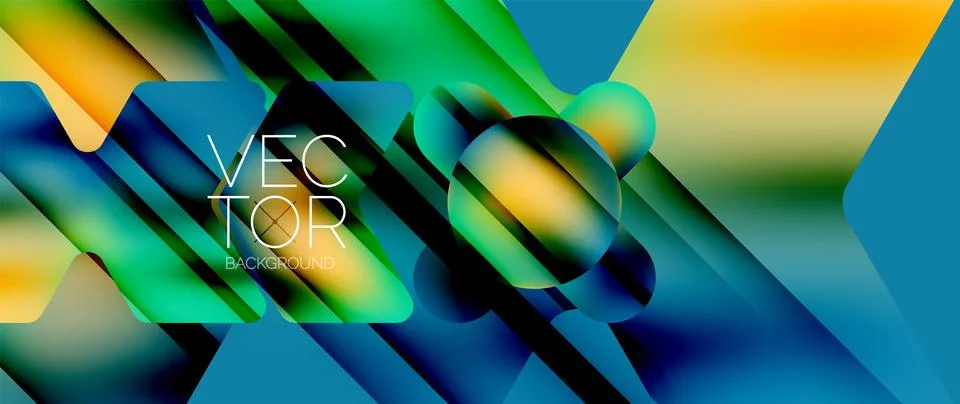 Fluid gradient arrow geometric minimal background. Vibrant, captivating liquid 스톡 일러스트
