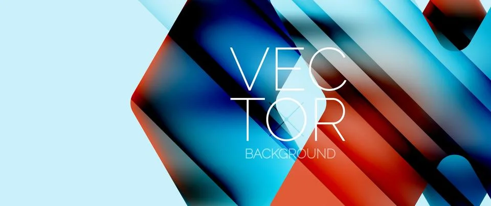 Fluid gradient arrow geometric minimal background. Vibrant, captivating liquid Stock Illustration