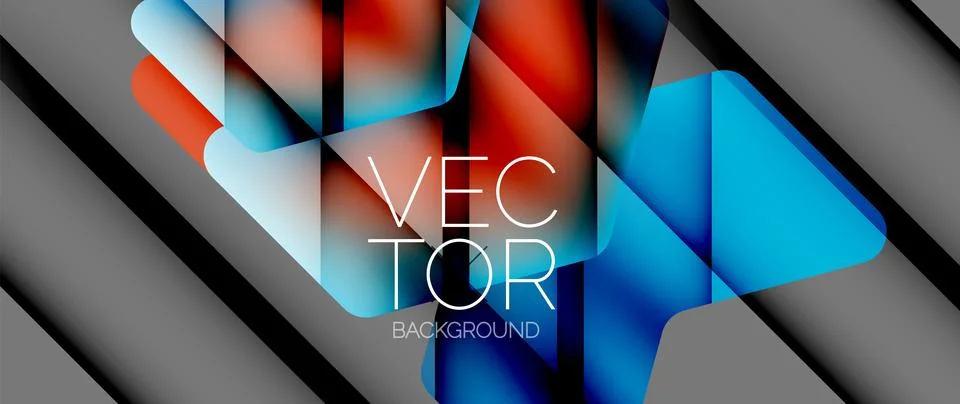 Fluid gradient arrow geometric minimal background. Vibrant, captivating liquid 스톡 일러스트