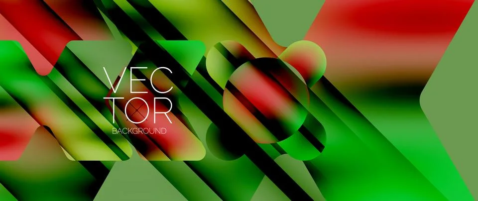 Fluid gradient arrow geometric minimal background. Vibrant, captivating liquid 스톡 일러스트