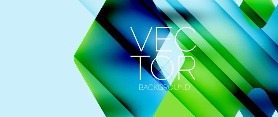 Fluid gradient arrow geometric minimal background. Vibrant, captivating liquid Stock Illustration