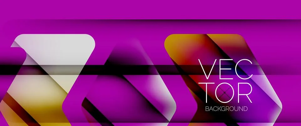Fluid gradient arrow geometric minimal background. Vibrant, captivating liquid Stock Illustration