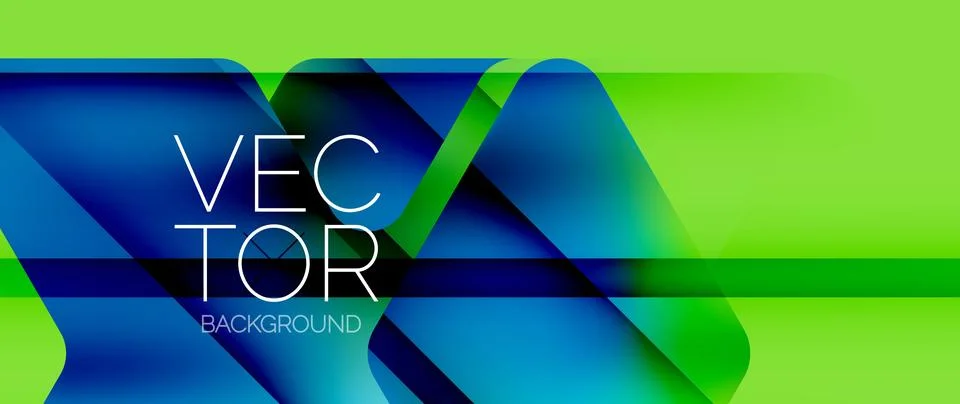 Fluid gradient arrow geometric minimal background. Vibrant, captivating liquid 库存插图
