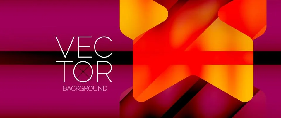 Fluid gradient arrow geometric minimal background. Vibrant, captivating liquid 스톡 일러스트
