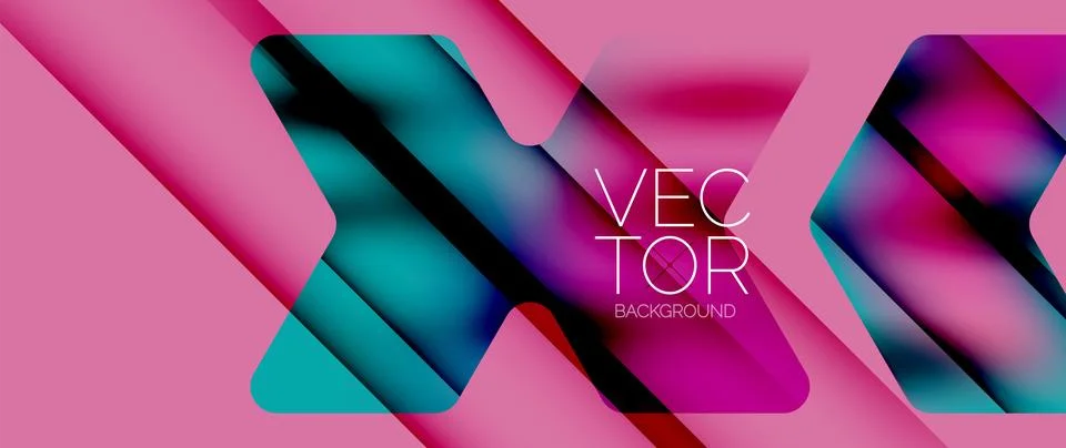 Fluid gradient arrow geometric minimal background. Vibrant, captivating liquid 스톡 일러스트