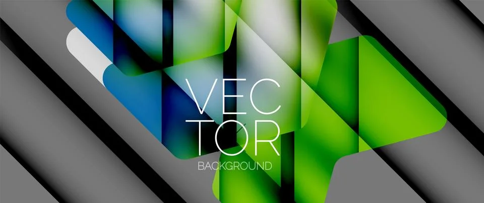 Fluid gradient arrow geometric minimal background. Vibrant, captivating liquid Stock-Illustration