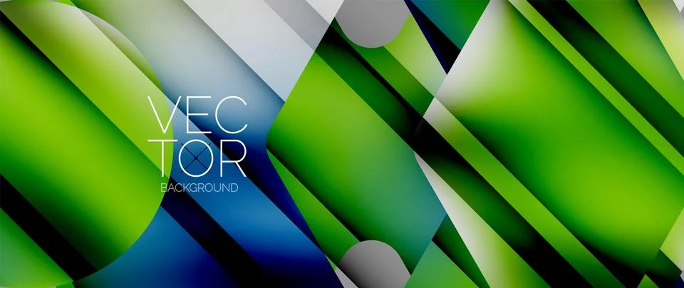 Fluid gradient arrow geometric minimal background. Vibrant, captivating liquid Stock Illustration