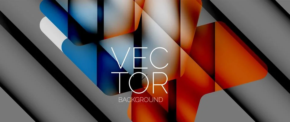 Fluid gradient arrow geometric minimal background. Vibrant, captivating liquid Stock Illustration