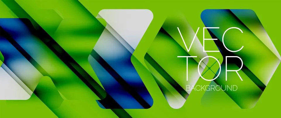 Fluid gradient arrow geometric minimal background. Vibrant, captivating liquid Stock Illustration