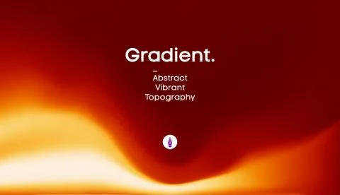 Fluid gradient background design. Futuristic liquid abstract colorful wallpaper Stock Illustration