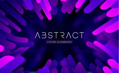 Fluid gradient background vector. Minimal abstract background. Purple geometric Stock Illustration