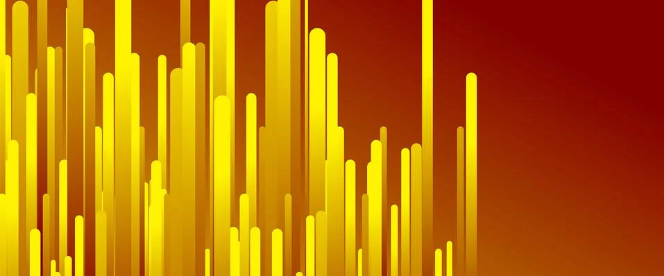 Fluid gradient lines, rain design concept, thin lines, dynamic template. Vector Stock Illustration