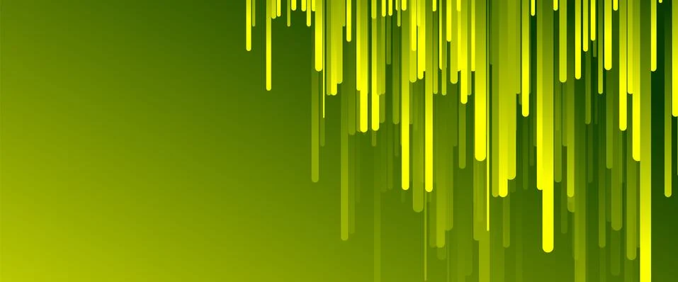Fluid gradient lines, rain design concept, thin lines, dynamic template. Vector Illustrazione stock