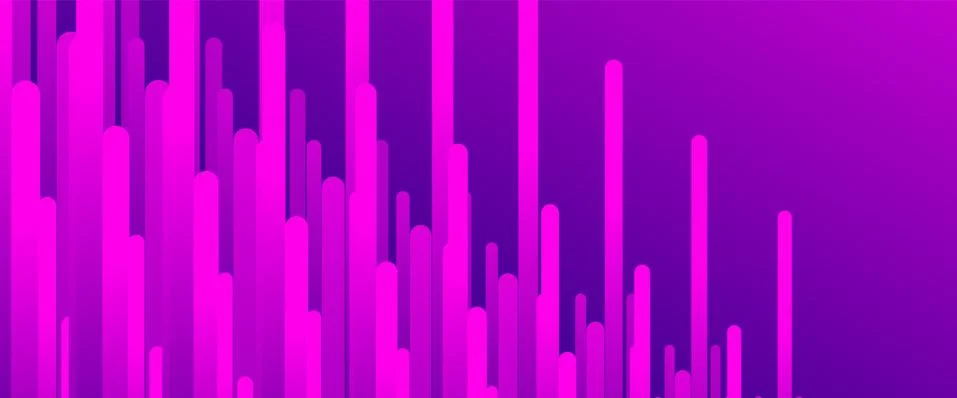Fluid gradient lines, rain design concept, thin lines, dynamic template. Vector Ilustración de archivo