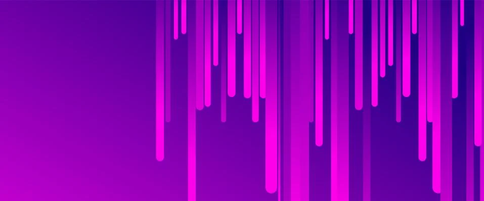 Fluid gradient lines, rain design concept, thin lines, dynamic template. Vector Ilustración de archivo