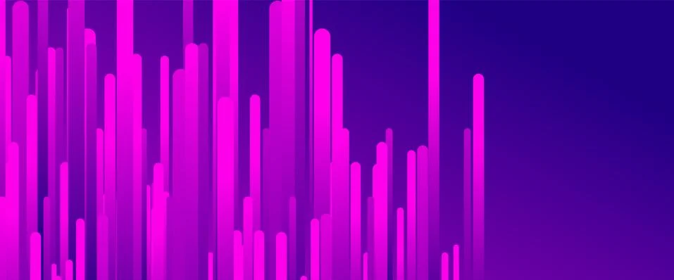 Fluid gradient lines, rain design concept, thin lines, dynamic template. Vector Stock Illustration