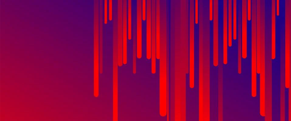 Fluid gradient lines, rain design concept, thin lines, dynamic template. Vector イラスト素材