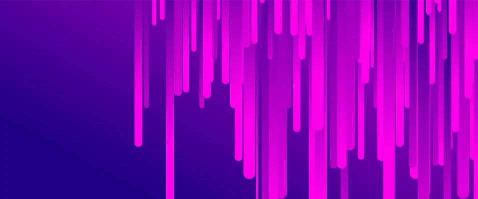 Fluid gradient lines, rain design concept, thin lines, dynamic template. Vector Illustrazione stock