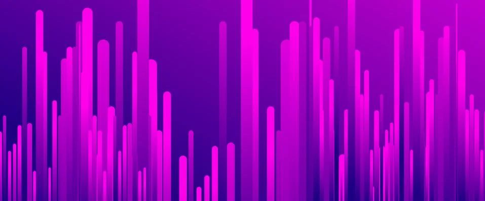 Fluid gradient lines, rain design concept, thin lines, dynamic template. Vector Stock Illustration