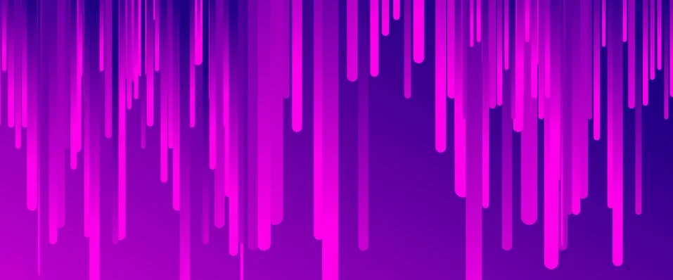 Fluid gradient lines, rain design concept, thin lines, dynamic template. Vector Ilustración de archivo