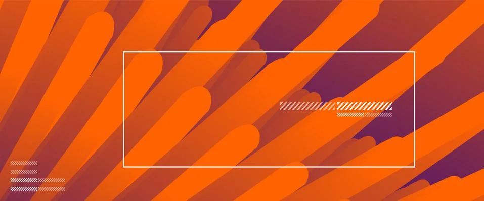 Fluid gradient lines, rain design concept, thin lines, dynamic template. Vector Stock Illustration