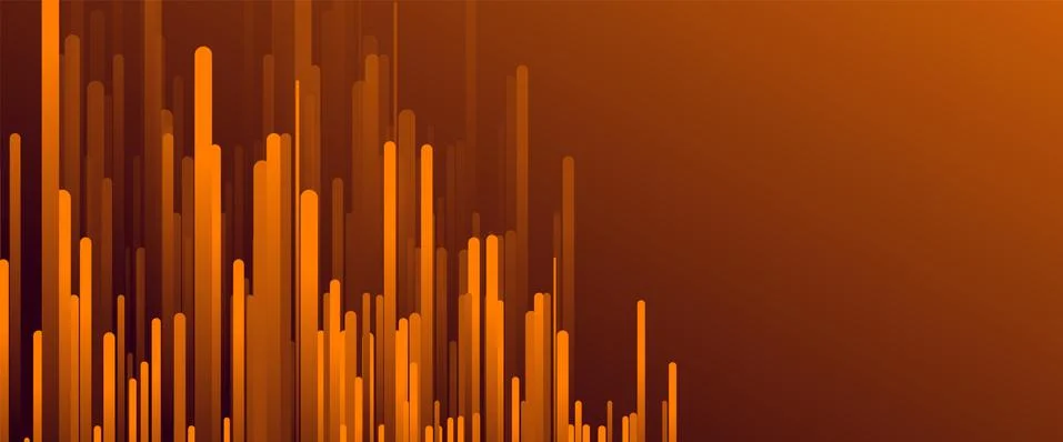 Fluid gradient lines, rain design concept, thin lines, dynamic template. Vector Ilustración de archivo