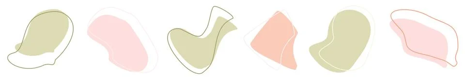 Fluid graphic shape element design Vector background, Liquid gradient abstrac Stock Illustration