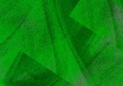 Fluid green abstract background with soft wave lines for tech, design, and .. Stock Illustration