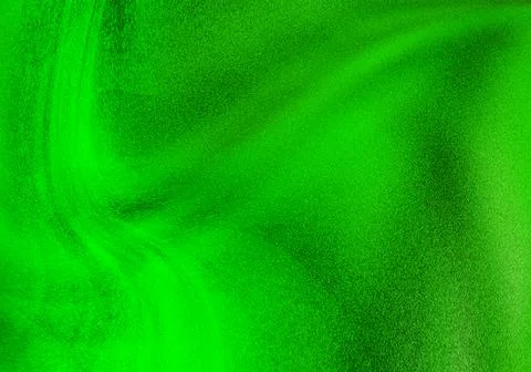 Fluid green abstract background with soft wave lines for tech, design, and .. Stock Illustration