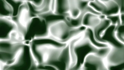 Fluid green white swirls create abstract flowing texture. Video stock 296170995