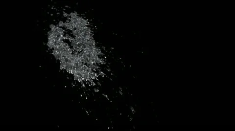 Fluid Hit Big 05 Stock-Footage 11630787