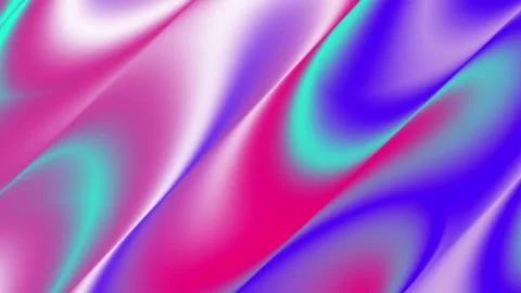 Fluid holographic gradient waves on abstract background for motion graphic Stock Footage 340387816