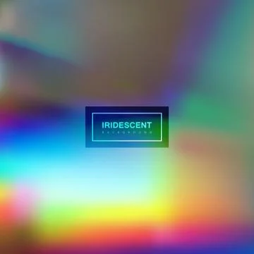 Fluid iridescent multicolored background. Stock Illustration