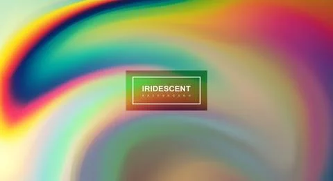 Fluid iridescent multicolored background. Stock Illustration