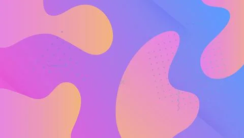 Fluid Layout. Gradient Pattern. Spectrum Flyer. Rainbow Journal. Stock-Illustration