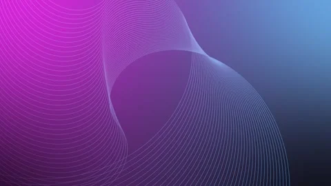 Fluid linear waves on gradient background animation, Abstract wavy lines fo.. Stock Footage 327865381
