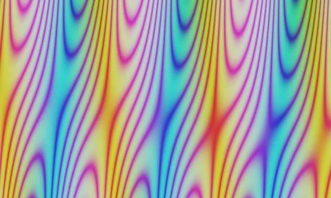 Fluid with lines. Flowing abstract multicolored lines. Abstract background. Stock Illustration