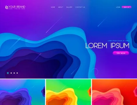 Fluid liquid abstract background Stock Illustration