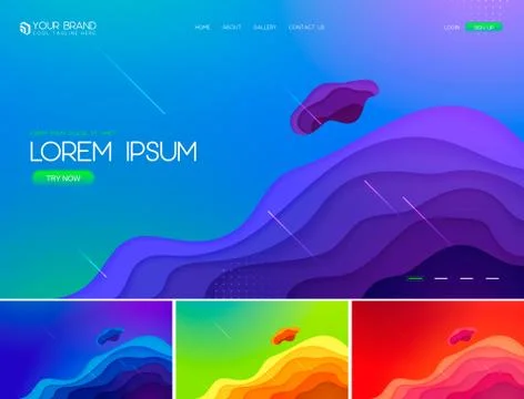 Fluid liquid abstract background Stock Illustration