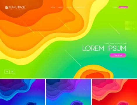Fluid liquid abstract background Stock Illustration