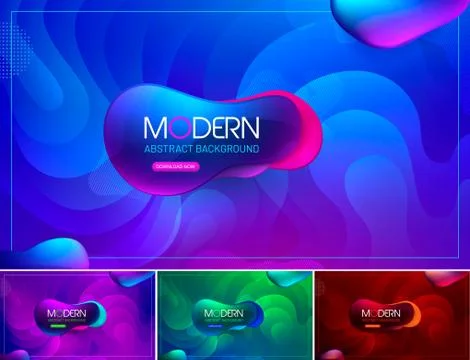 Fluid liquid abstract background Stock Illustration