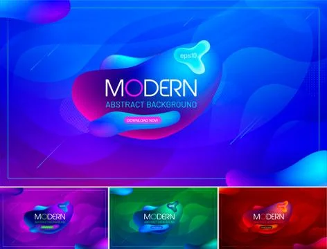 Fluid liquid abstract background Stock Illustration