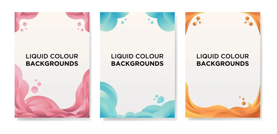 Fluid Liquid Backgrounds Ilustración de archivo