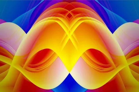 Fluid liquid creative trendy gradient with green colorful full hd wallpaper Stock Illustration