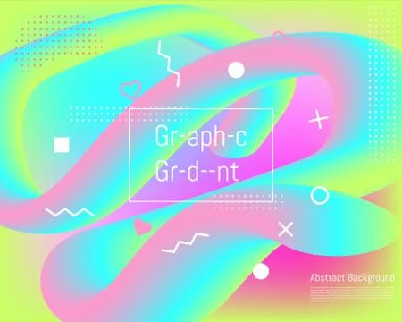 Fluid liquid gradient color pattern background vector illustrator 스톡 일러스트