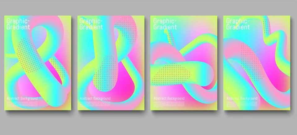 Fluid liquid gradient color pattern background vector illustrator 스톡 일러스트